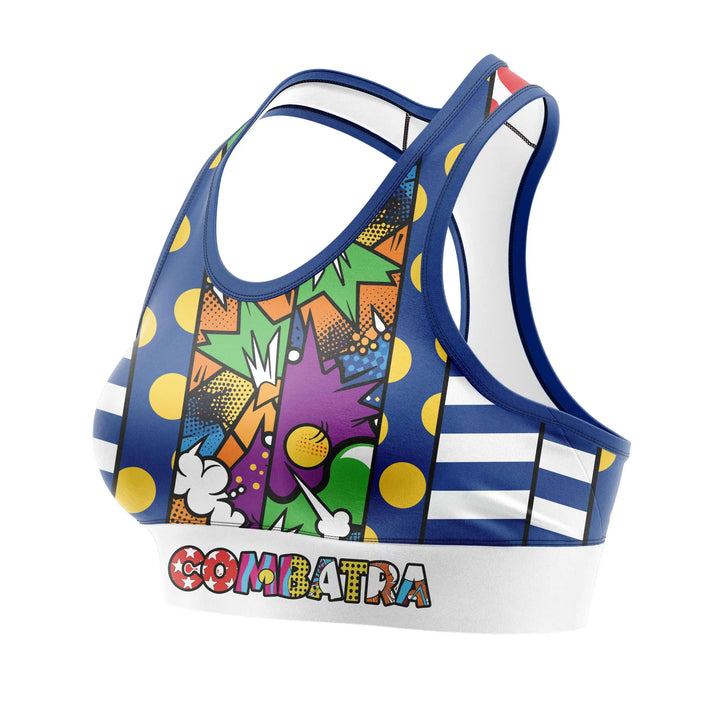 Color Burst Clash Sports Bra | Combatra