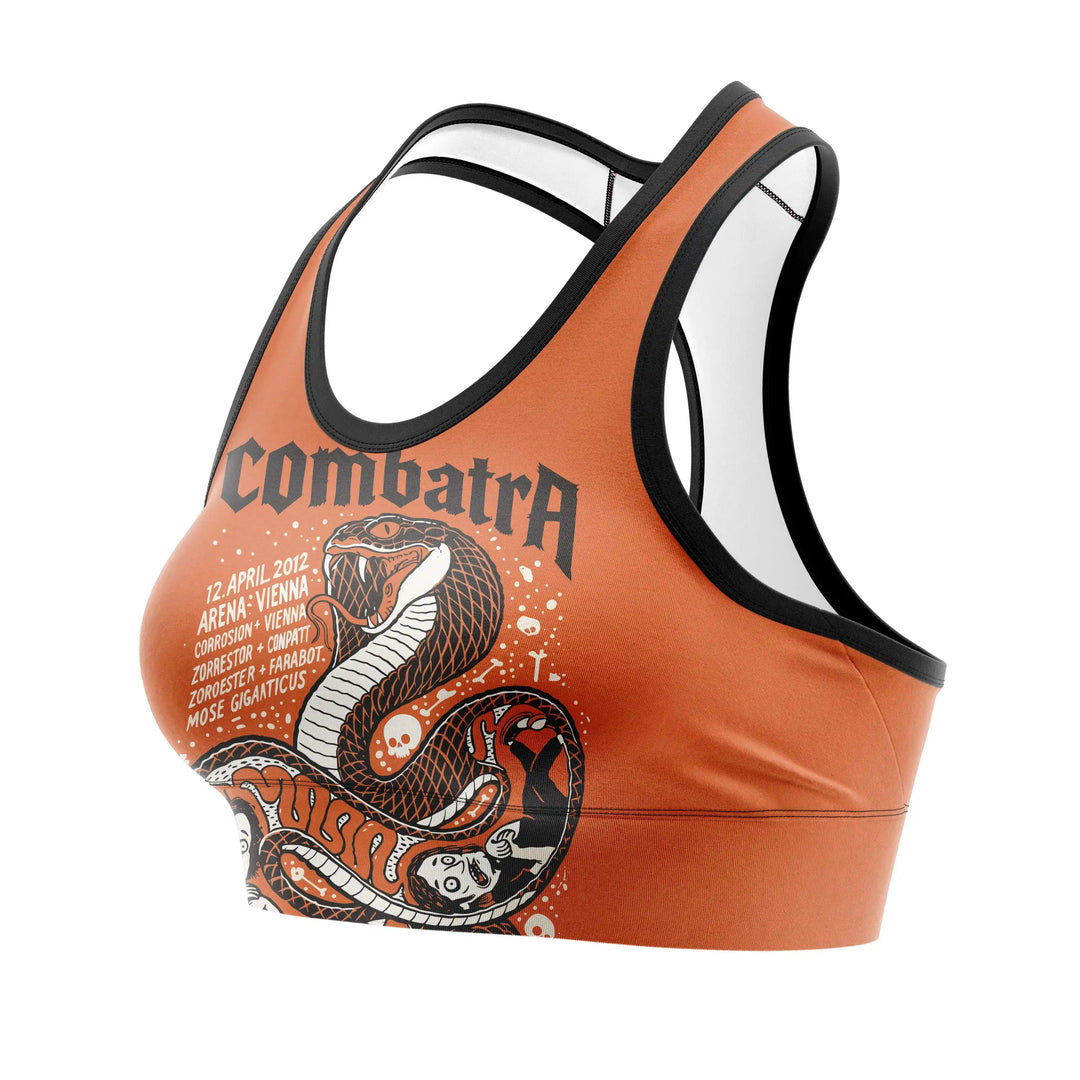 Cobra Skull Combat Sports Bra alternate view | Combatra