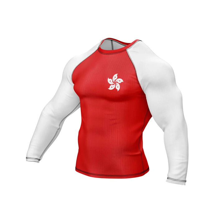 Combatra Hong Kong Patriotic BJJ Rashguard – UPF 50+