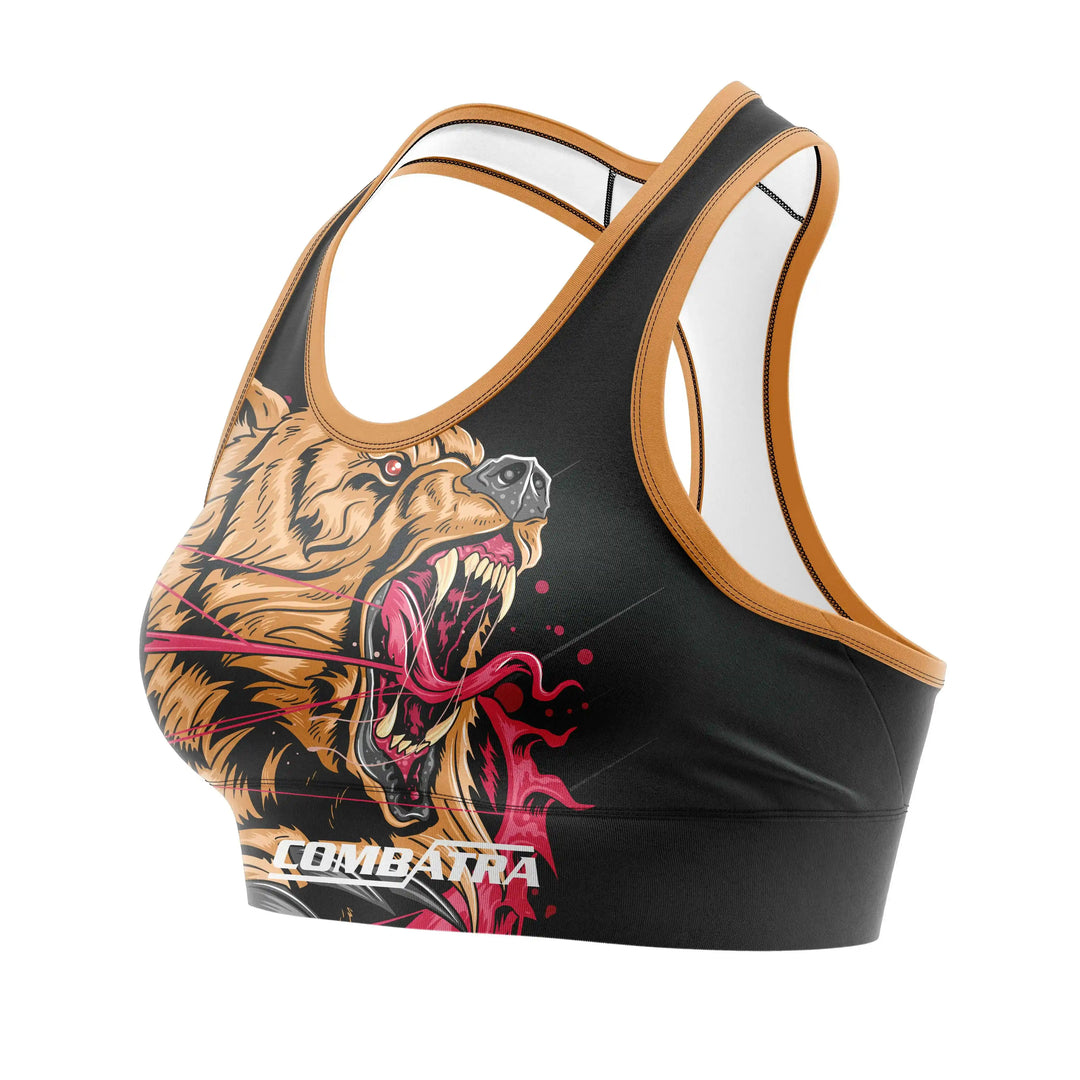 Savage Bear Attack Sports Bra alternate view | Combatra