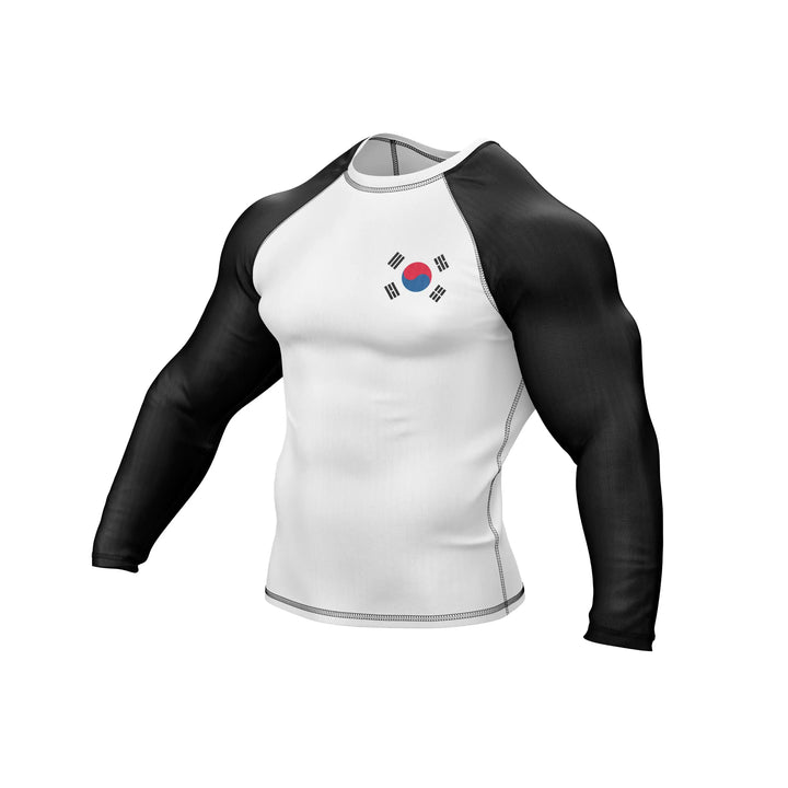 Combatra South Korean Flag Patriotic BJJ Rashguard – UPF 50+
