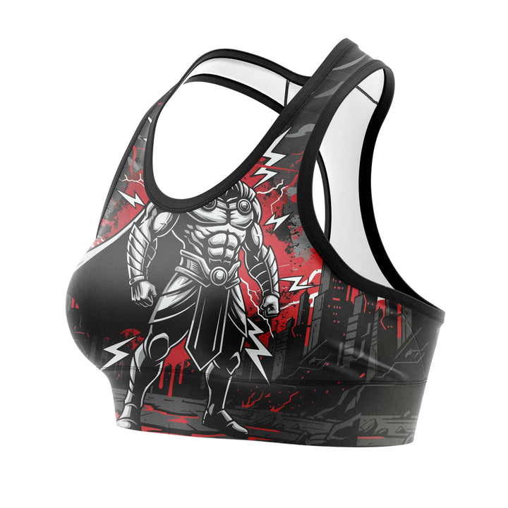 Thunder God Warrior Sports Bra alternate view | Combatra