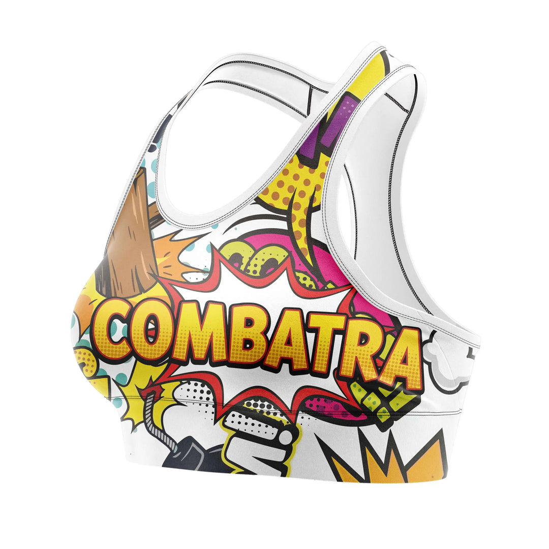 Fight Pop Energy Sports Bra alternate view | Combatra