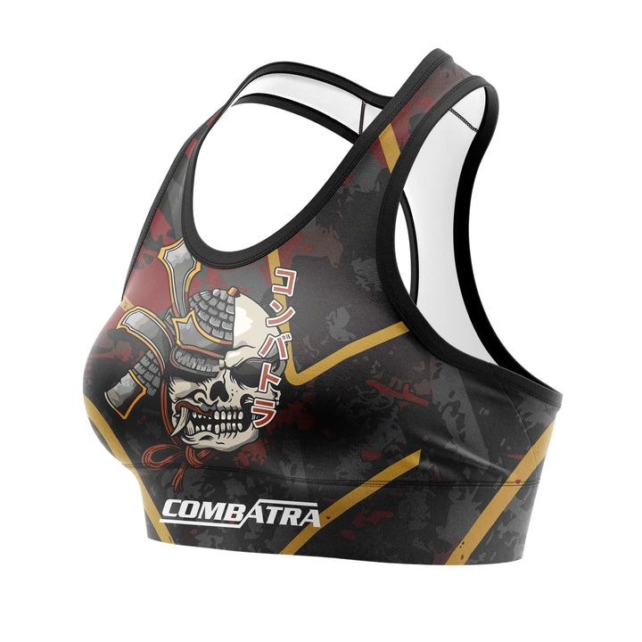 Samurai Skull Sports Bra alternate view | Combatra