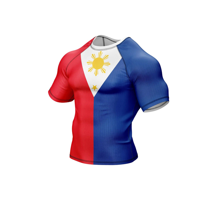 Combatra Philippines Flag Patriotic BJJ Rashguard – UPF 50+