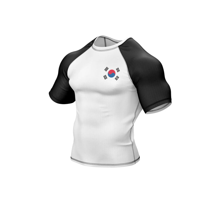 Combatra South Korean Flag Patriotic BJJ Rashguard – UPF 50+