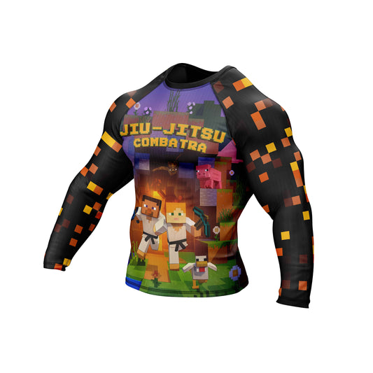 Combat Pixel Compression Rash Guard