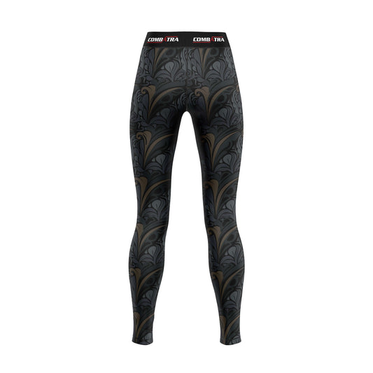 Golden Black  Compression spats For Women