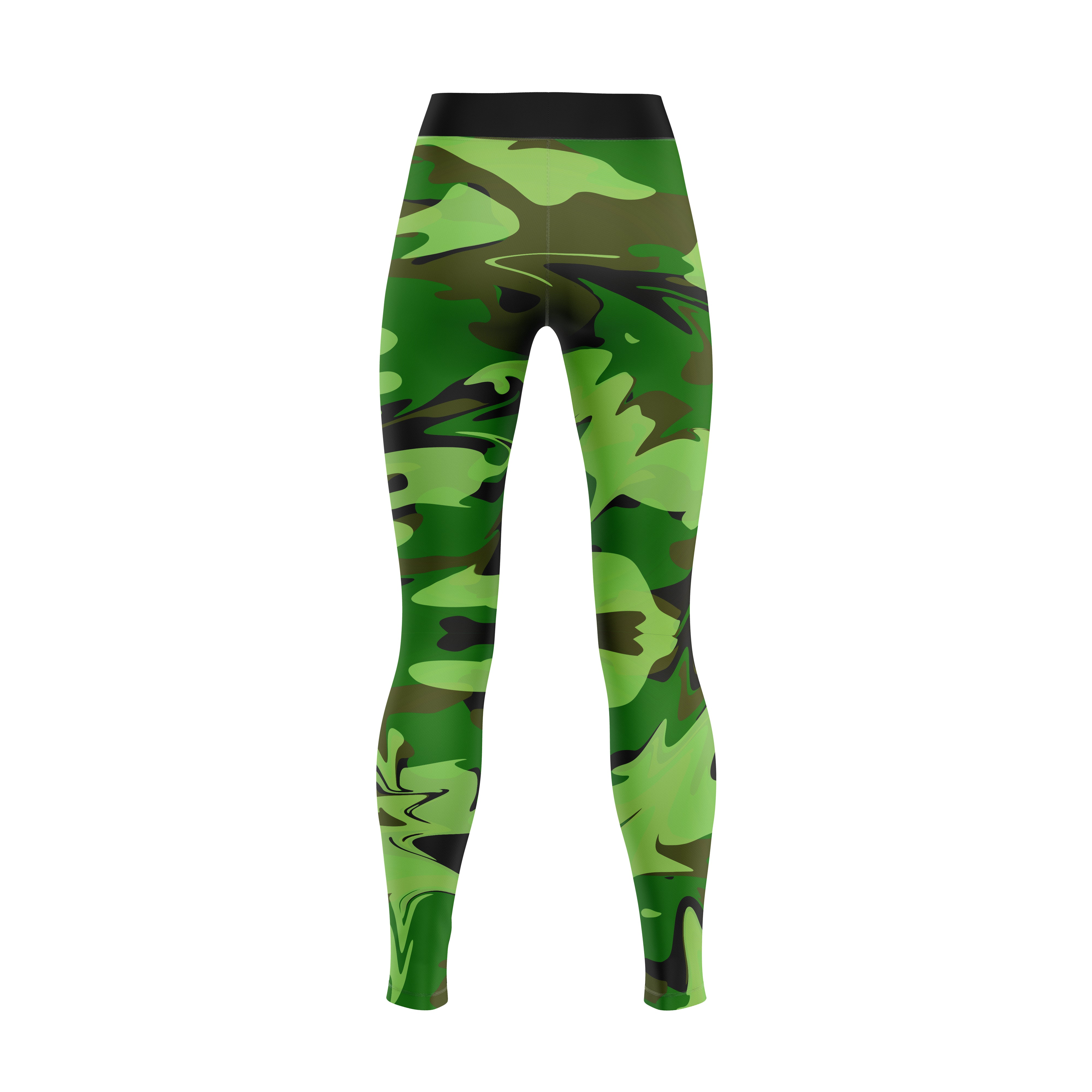 Green Battlefield Camo Compression spats for Women