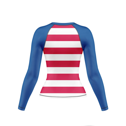 USA Flag Rashguard For Women