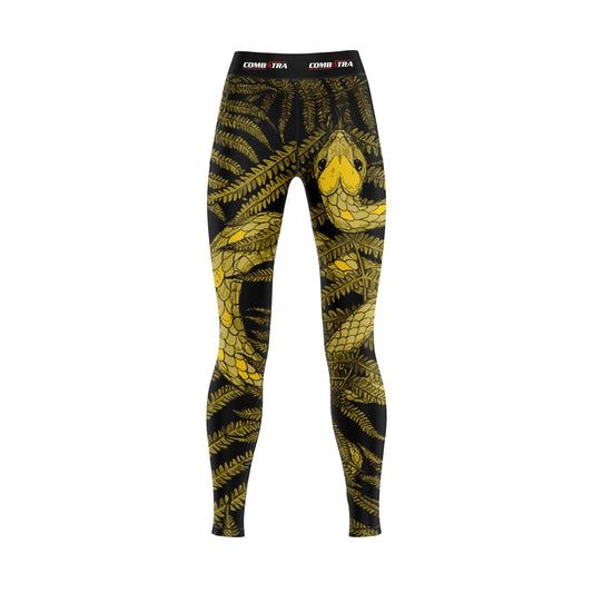 Abstract Snake Fury Compression spats For Women - Combatra