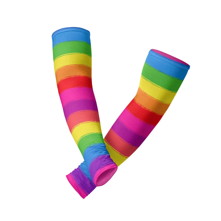 Combatra Kids Rainbow Arm Sleeves – UPF 50+