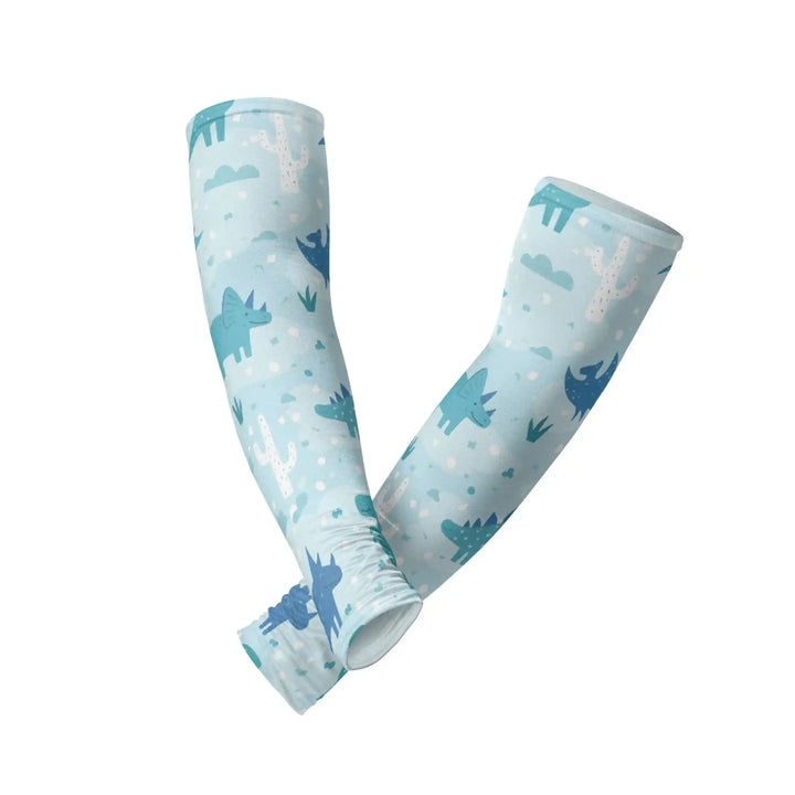 Combatra Kids Tiny Dino Roam Arm Sleeves – UPF 50+