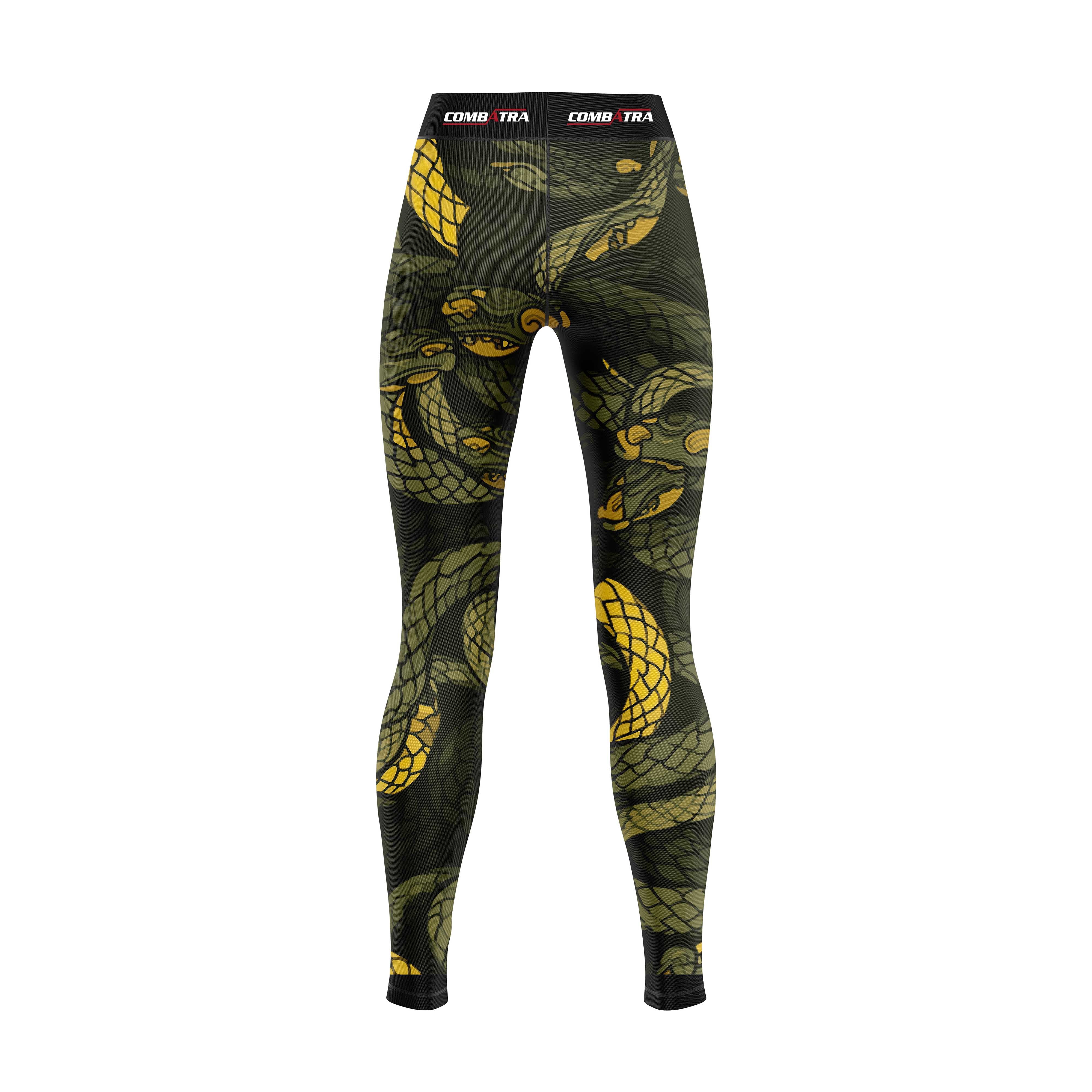 Abstract Snake Fury Compression spats For Women