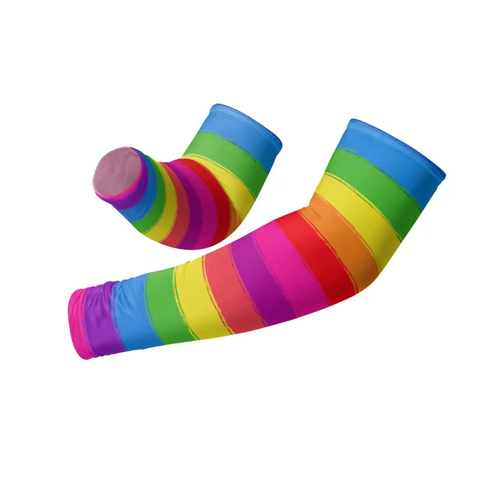 Combatra Kids Rainbow Arm Sleeves – UPF 50+