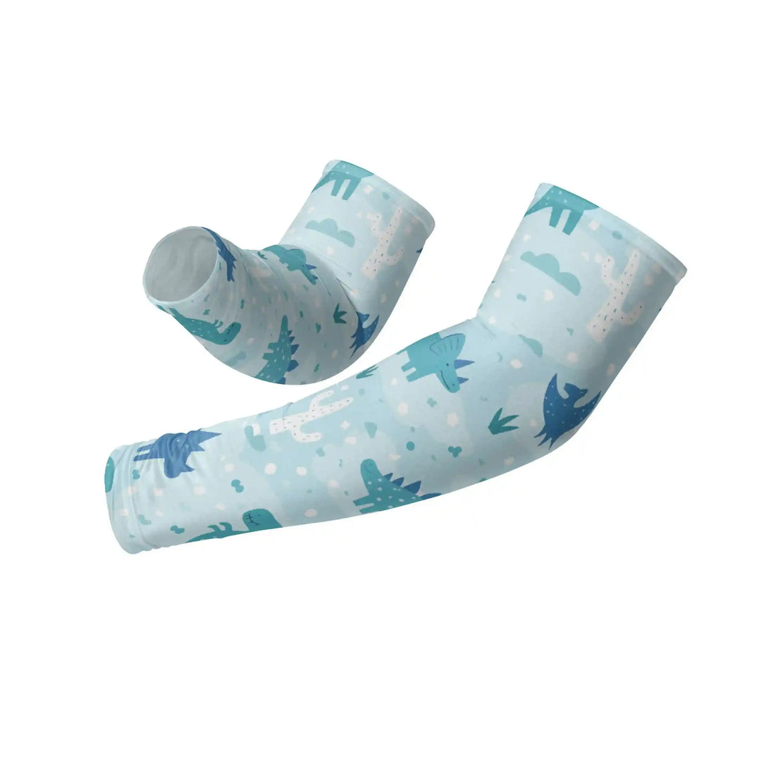 Combatra Kids Tiny Dino Roam Arm Sleeves – UPF 50+