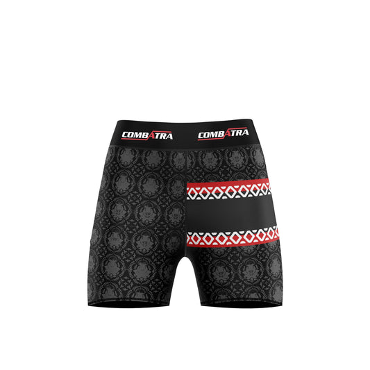 Red Reign  Women’s  Compression Shorts -  Combat Shorts - Combatra