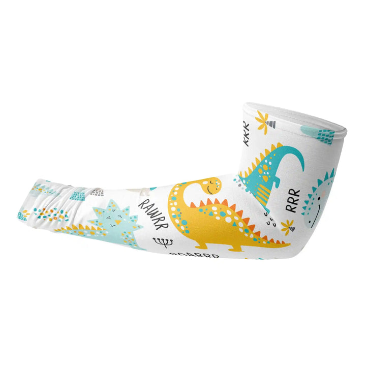 Combatra Kids Little Dino World Arm Sleeves – UPF 50+