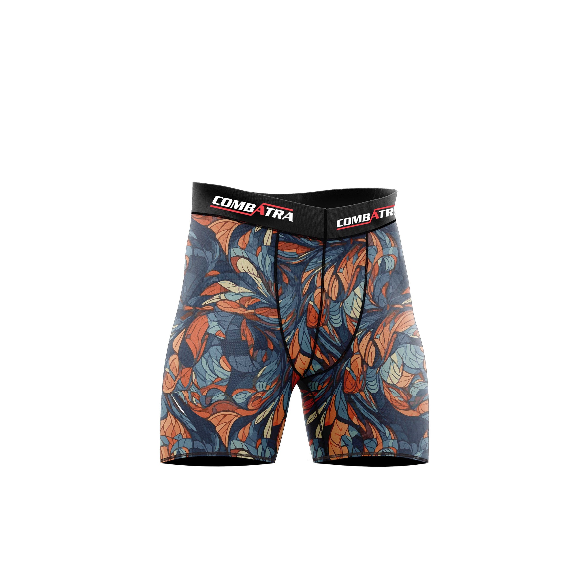 Feather Design   Compression Shorts - Combatra