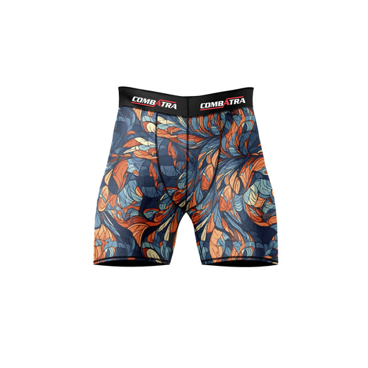 Feather Design   Compression Shorts - Combatra
