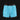 Abstract Sky Blue Muay Thai Shorts