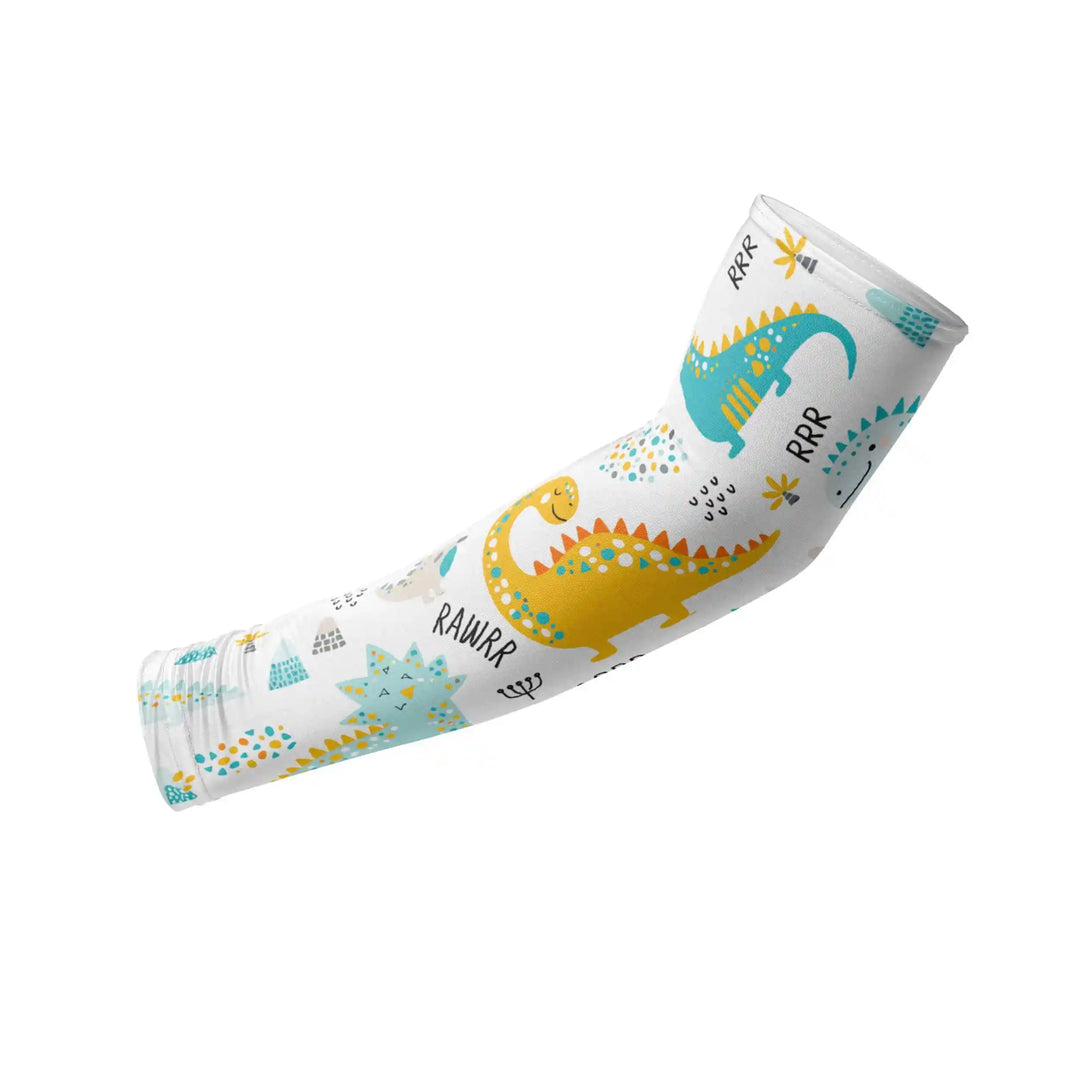 Combatra Kids Little Dino World Arm Sleeves – UPF 50+