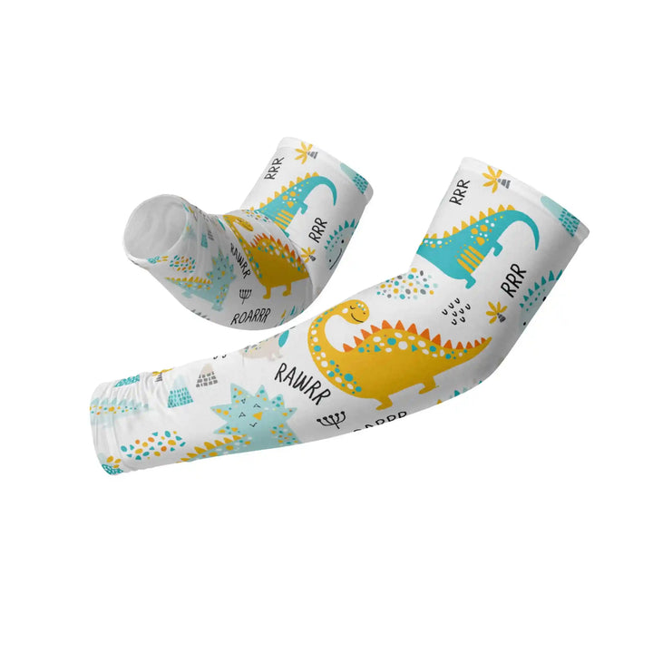Combatra Kids Little Dino World Arm Sleeves – UPF 50+