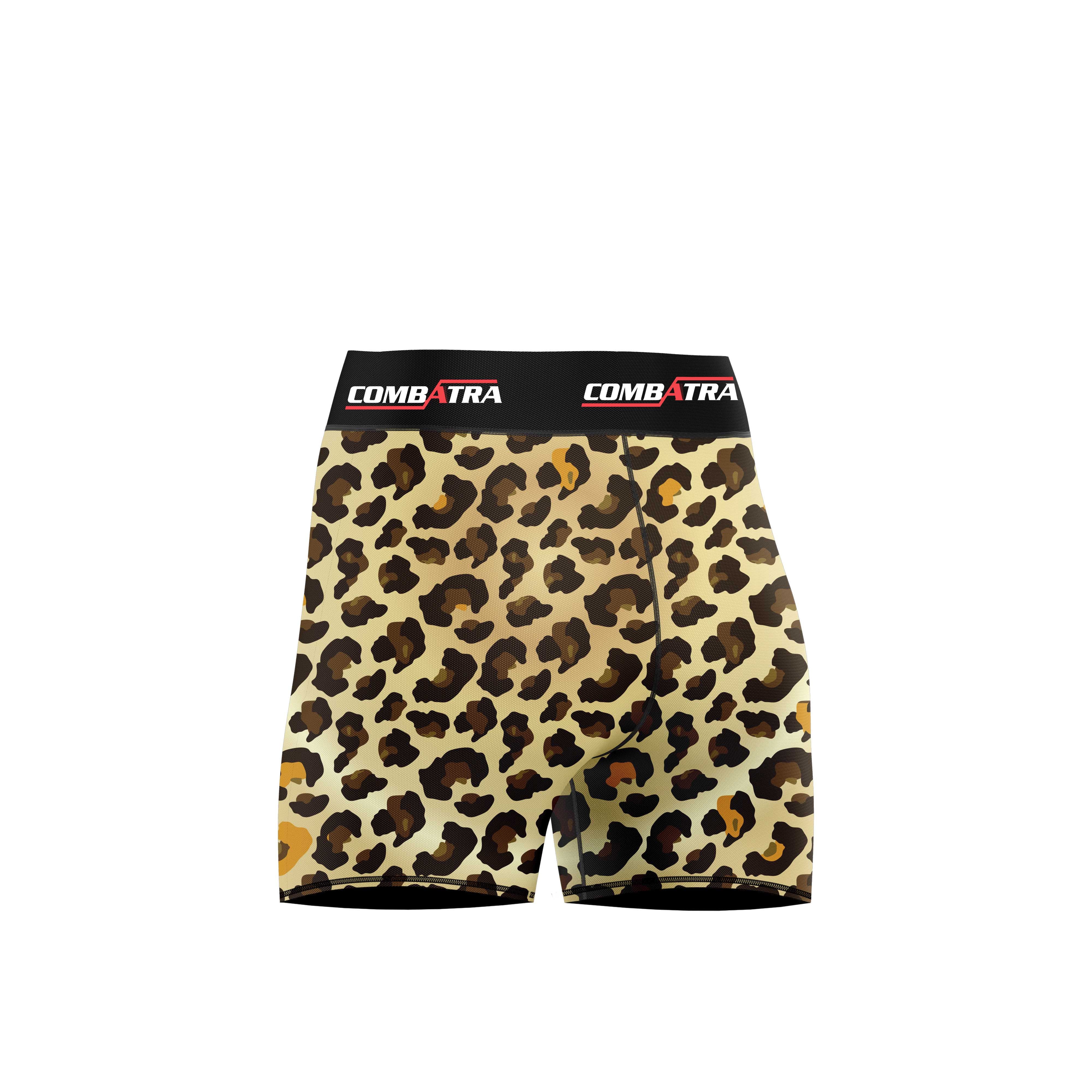 Leopard Rage  Women’s  Compression Shorts -  Combat Shorts