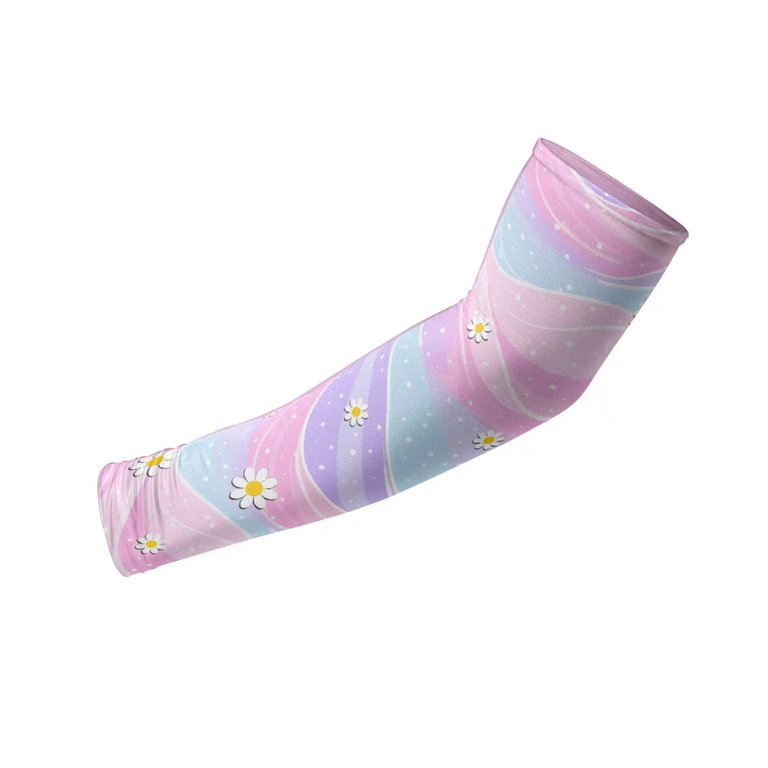 Combatra Kids Wavy Rainbow Arm Sleeves – UPF 50+