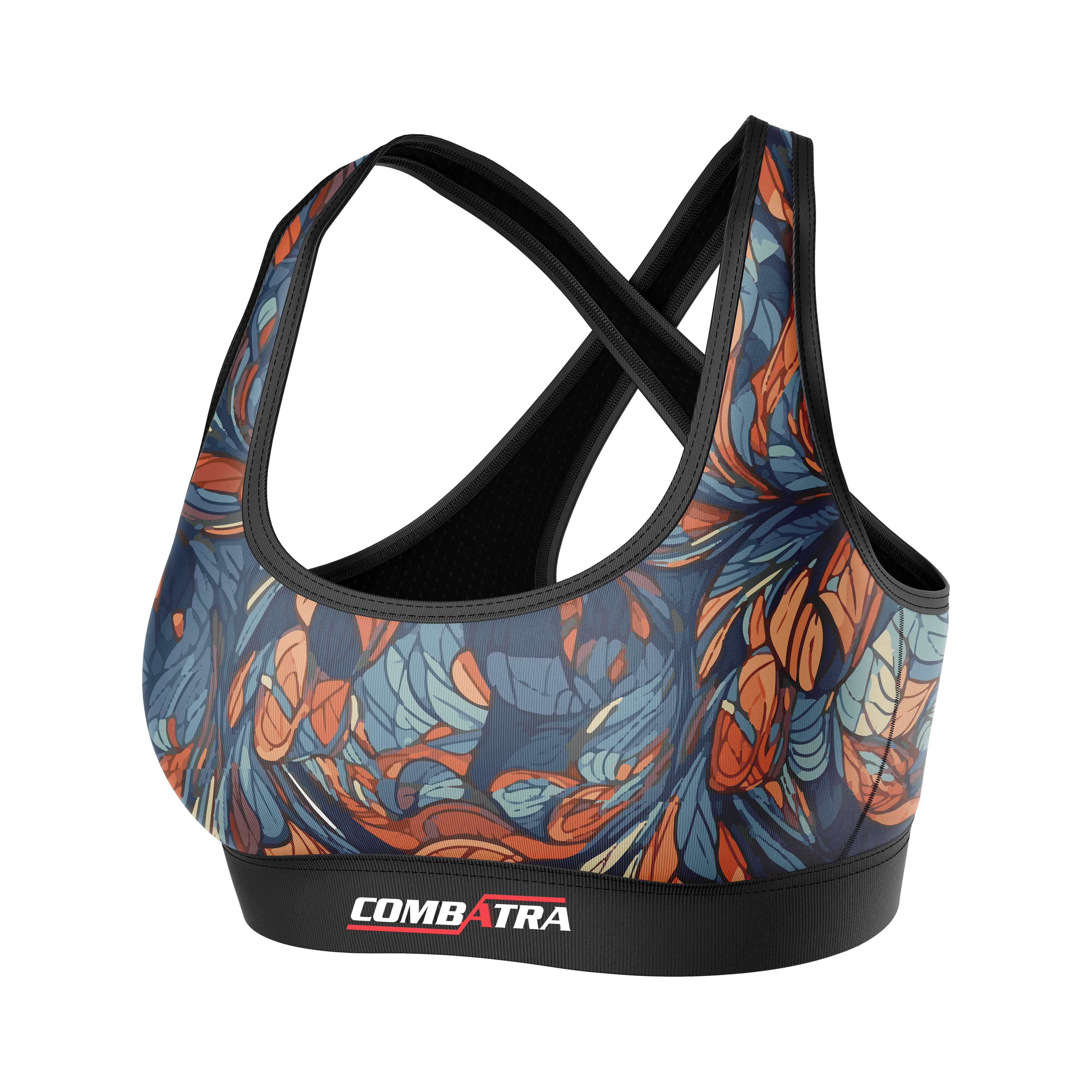 Feather Design Sports Bra