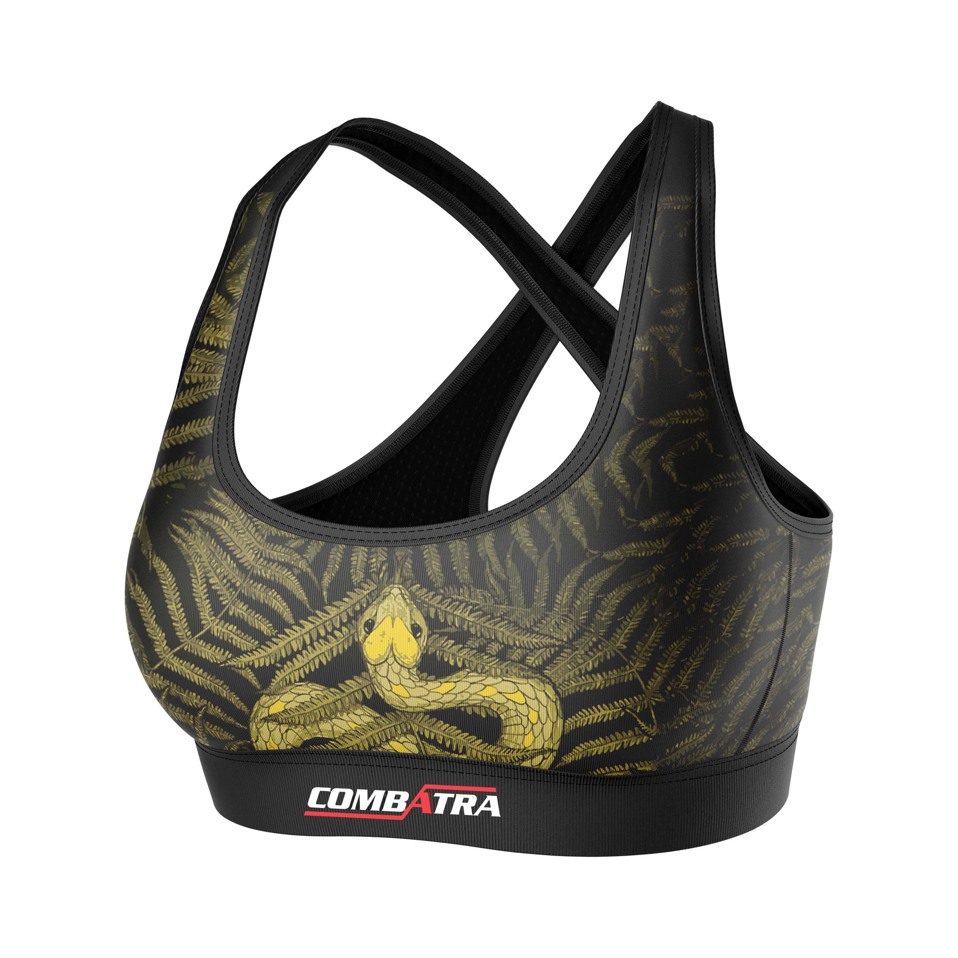 Abstract Snake Fury Sports Bra - Combatra