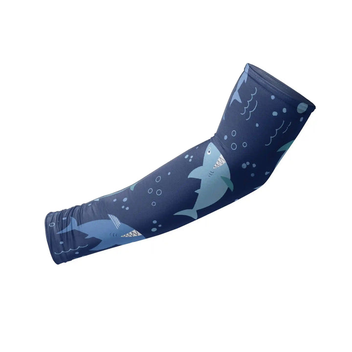 Combatra Kids Ocean Shark Bite Arm Sleeves – UPF 50+