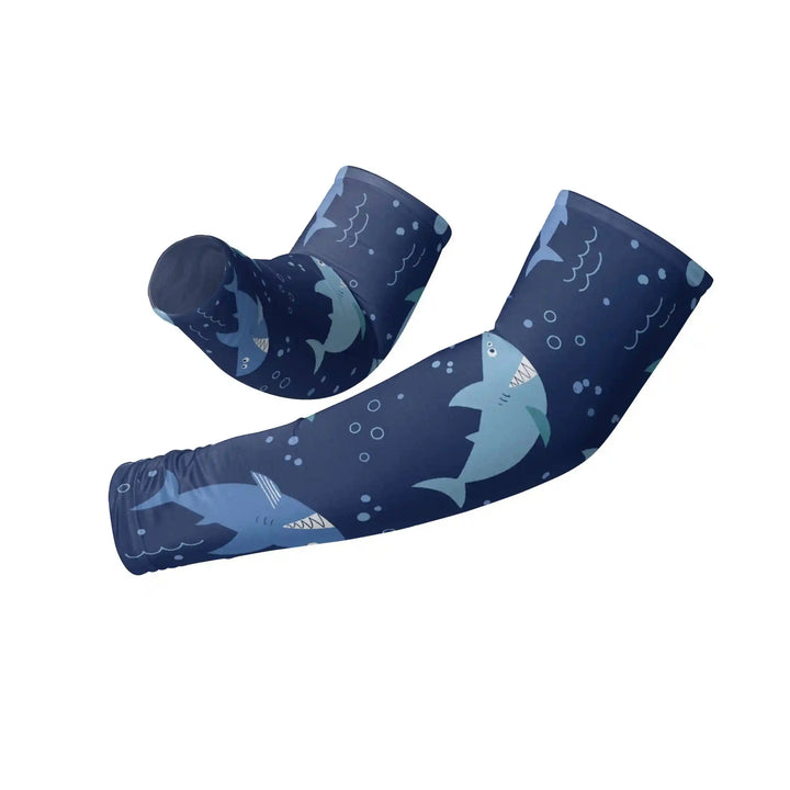 Combatra Kids Ocean Shark Bite Arm Sleeves – UPF 50+
