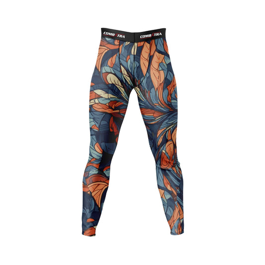 Feather Design Compression Pants - Combatra