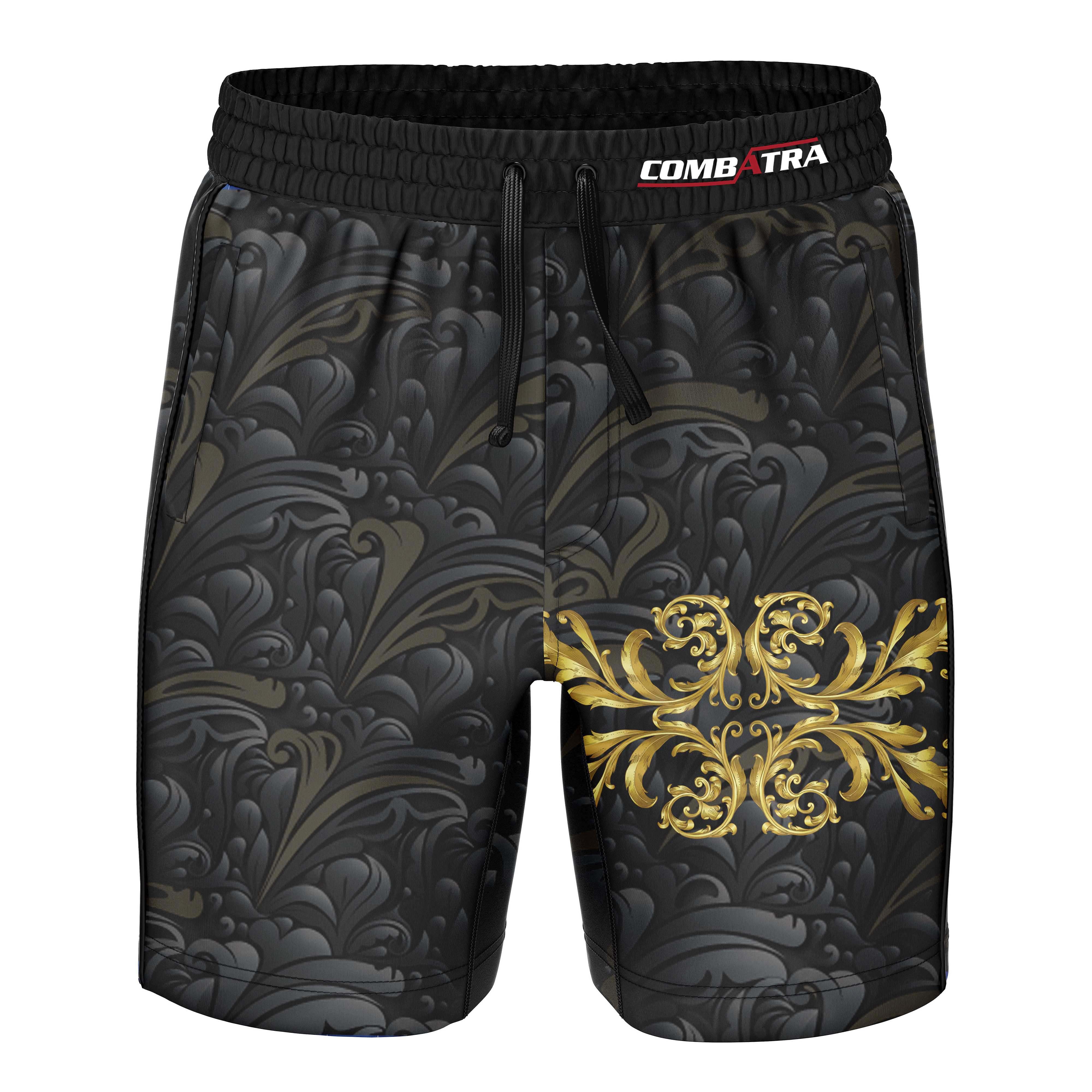 Golden Black  Training Shorts