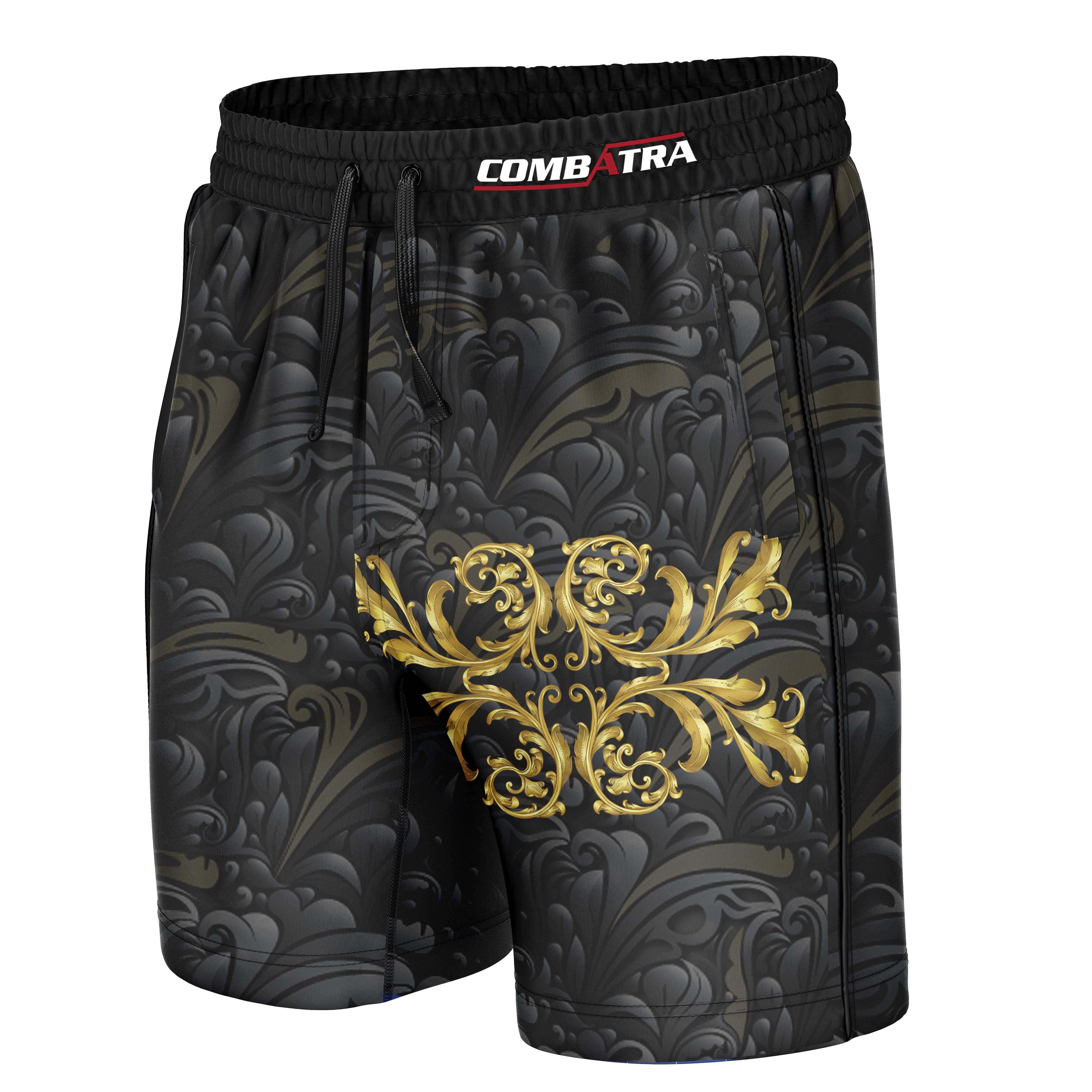 Golden Black  Training Shorts