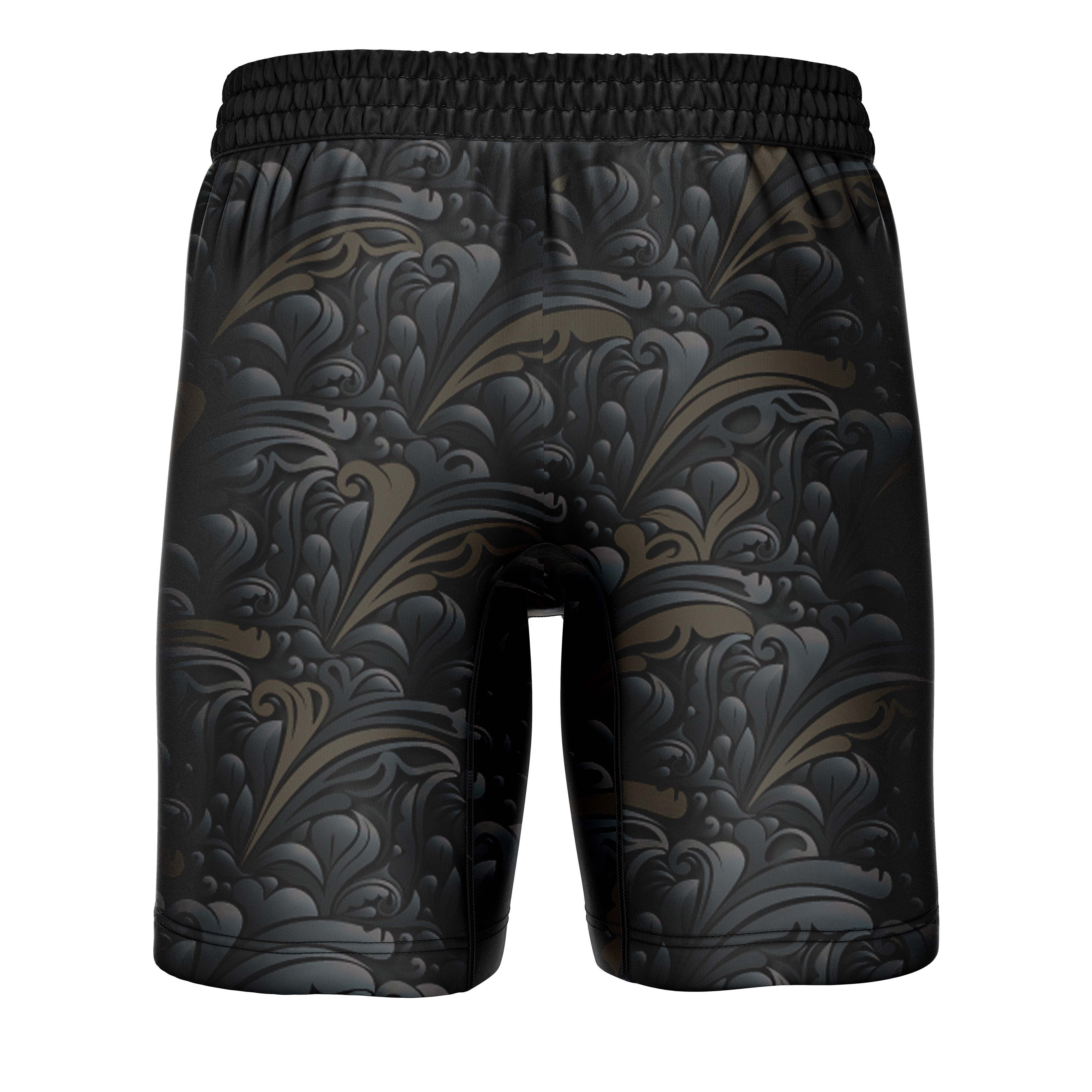 Golden Black  Training Shorts