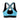 Abstract Sky Blue Sports Bra