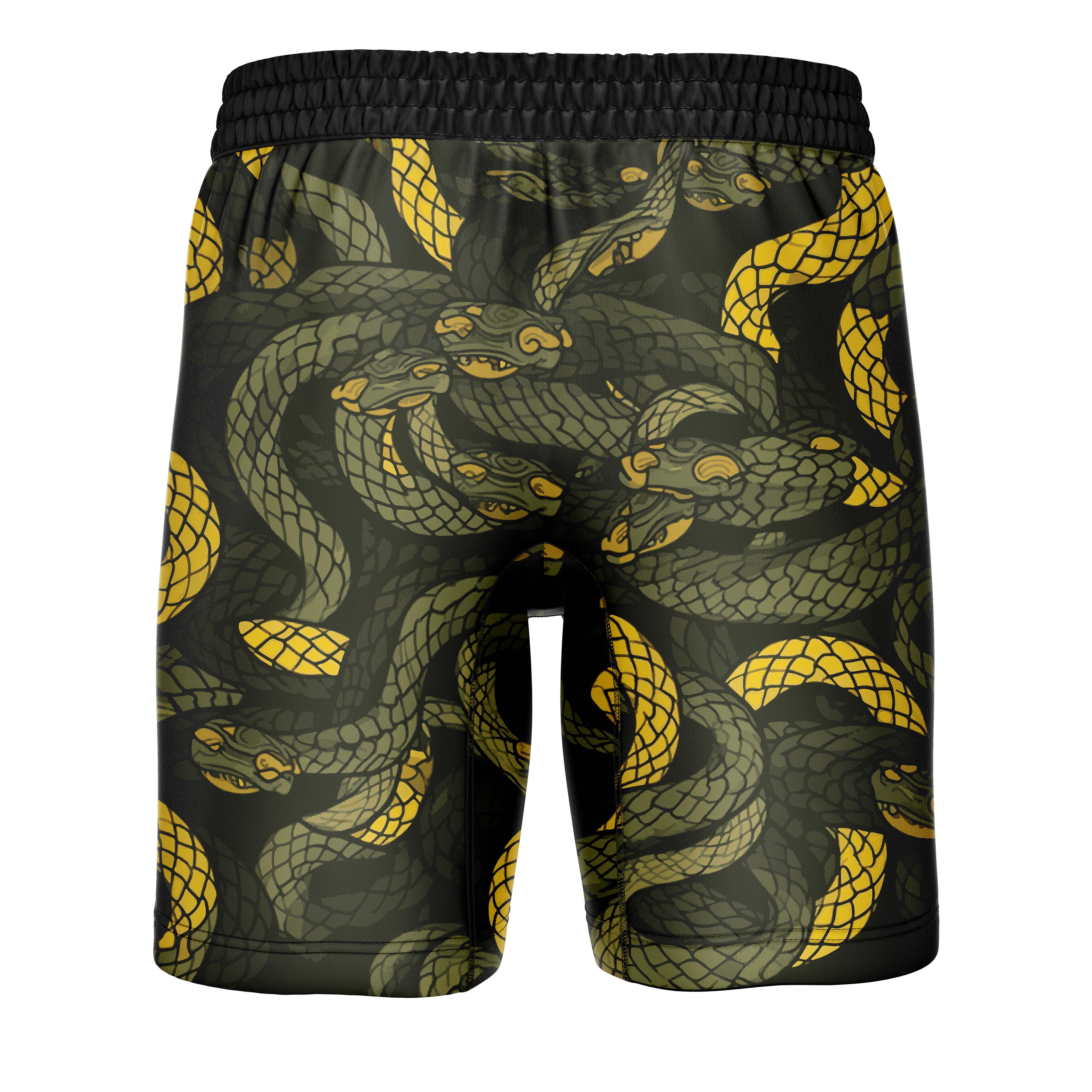 Abstract Snake fury Training Shorts