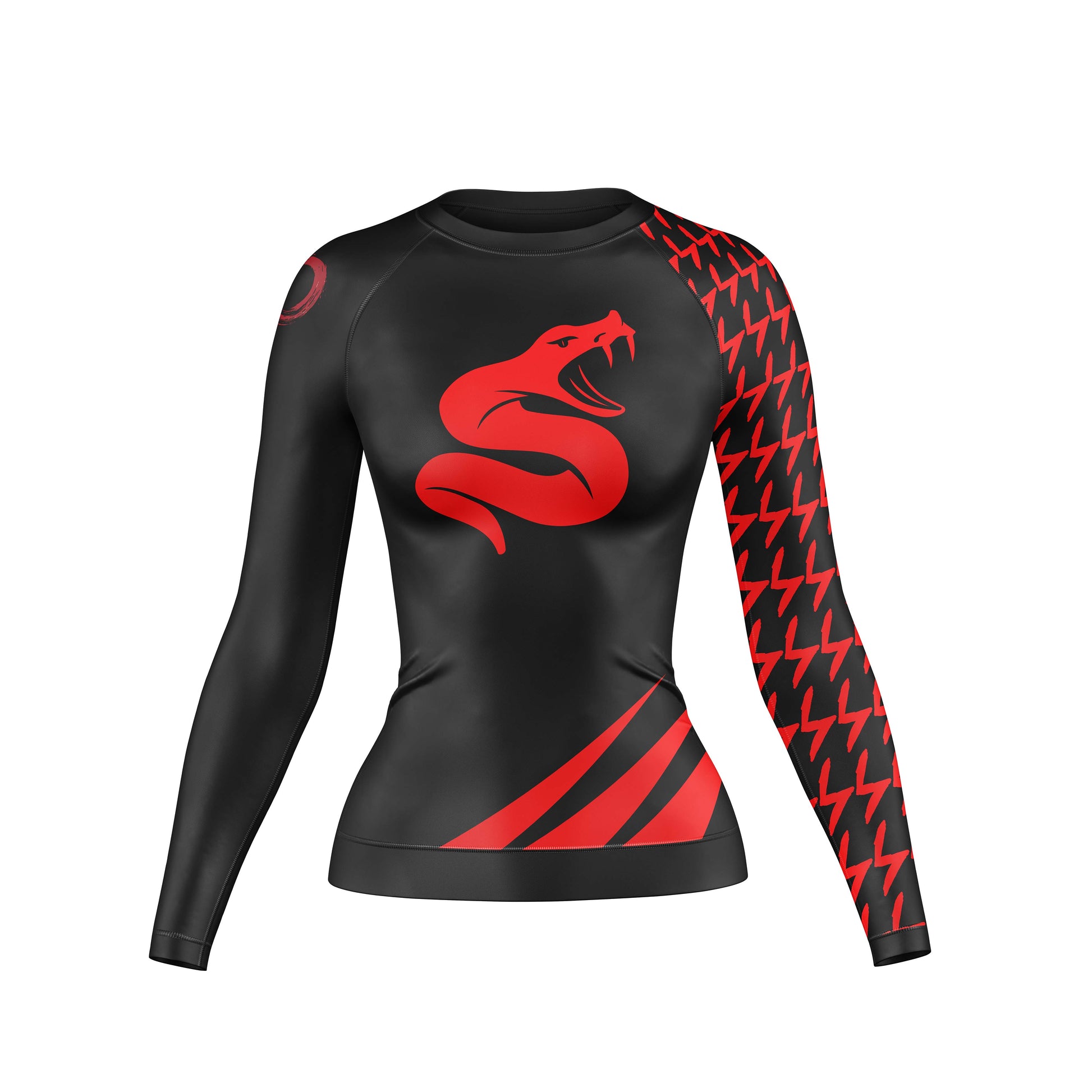 Snake fury Compression Rash Guard For Women - Combatra
