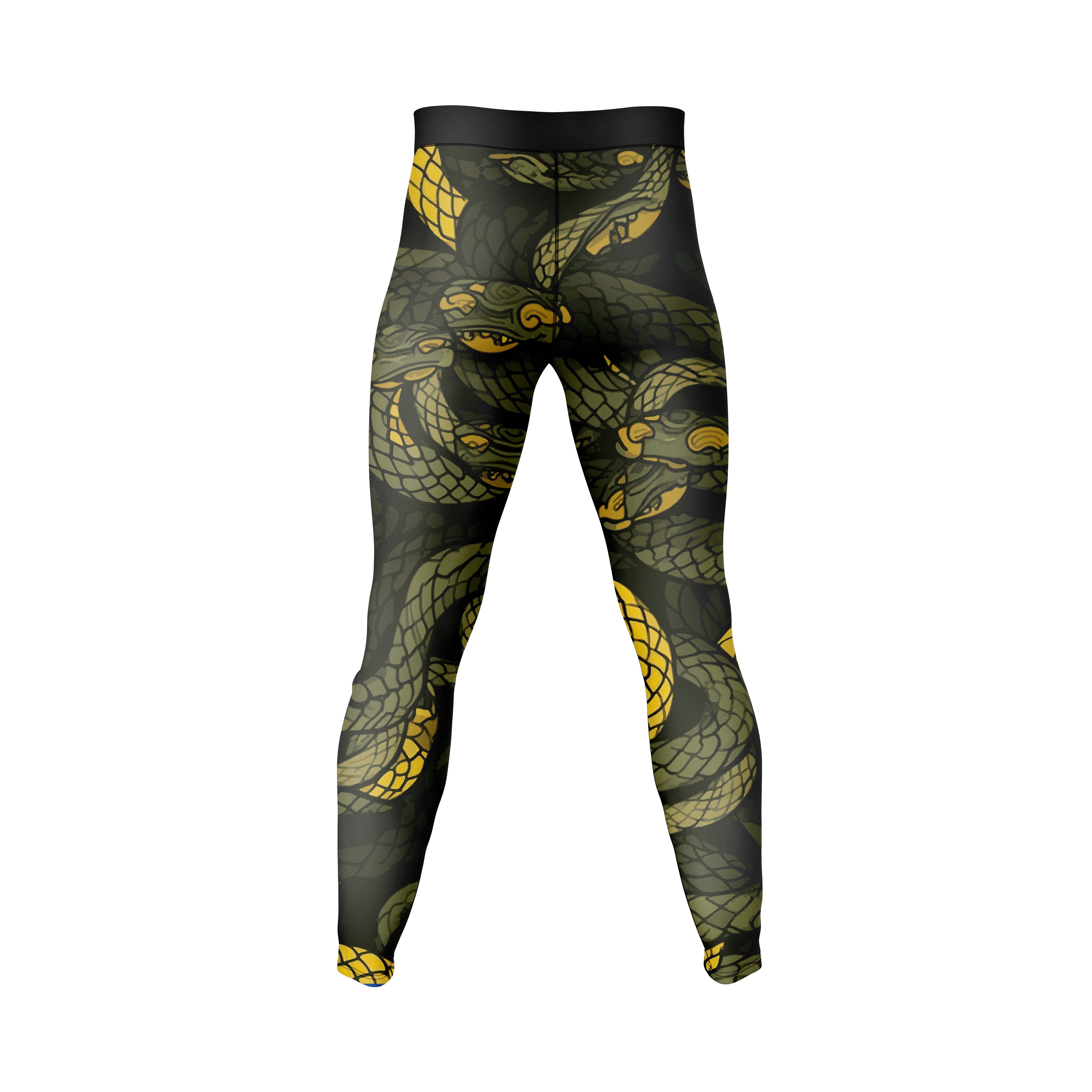 Abstract Snake fury Compression Pants