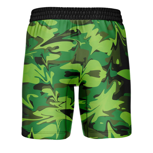 Green camo Battle Field Training Shorts - Combatra