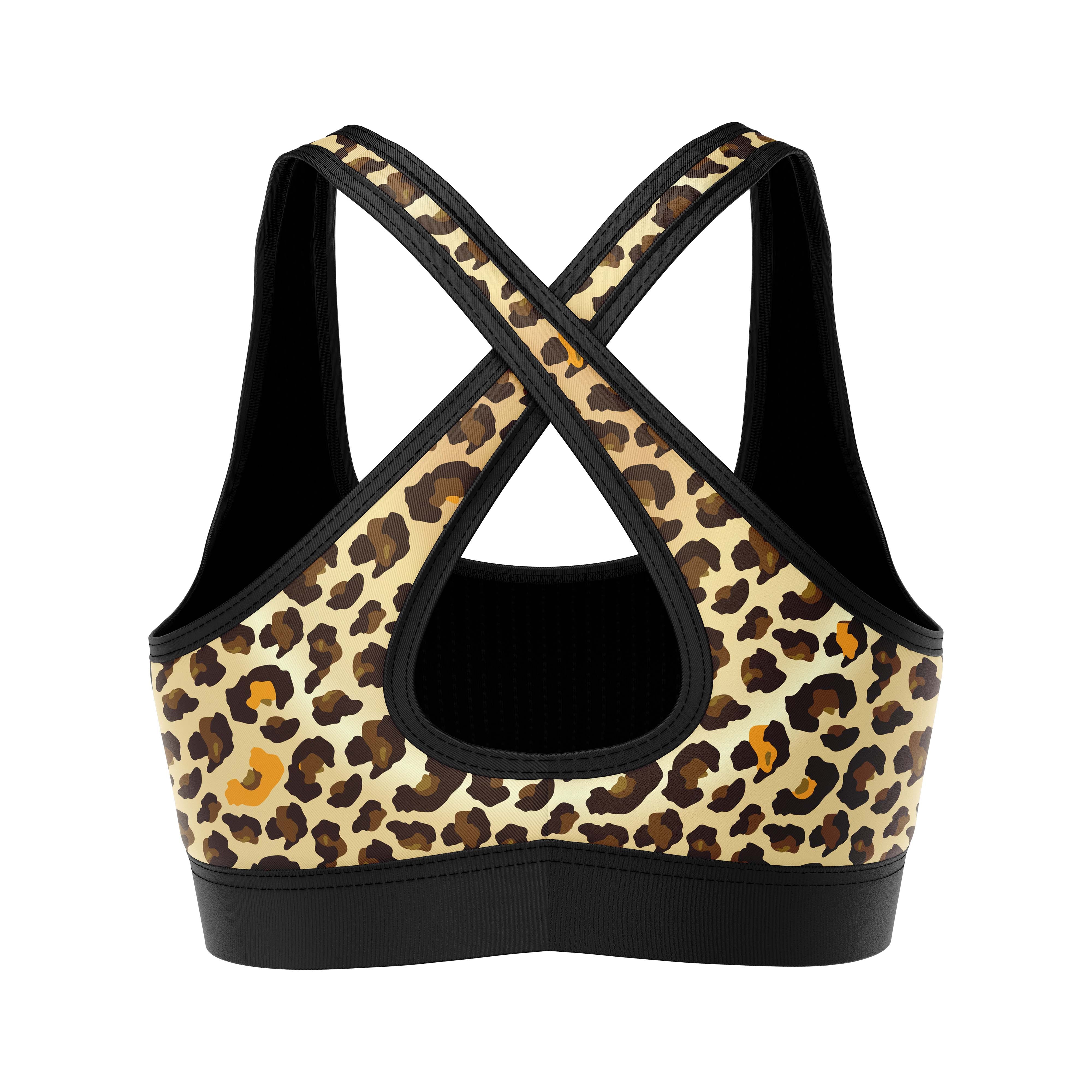 Leopard rage Sports Bra