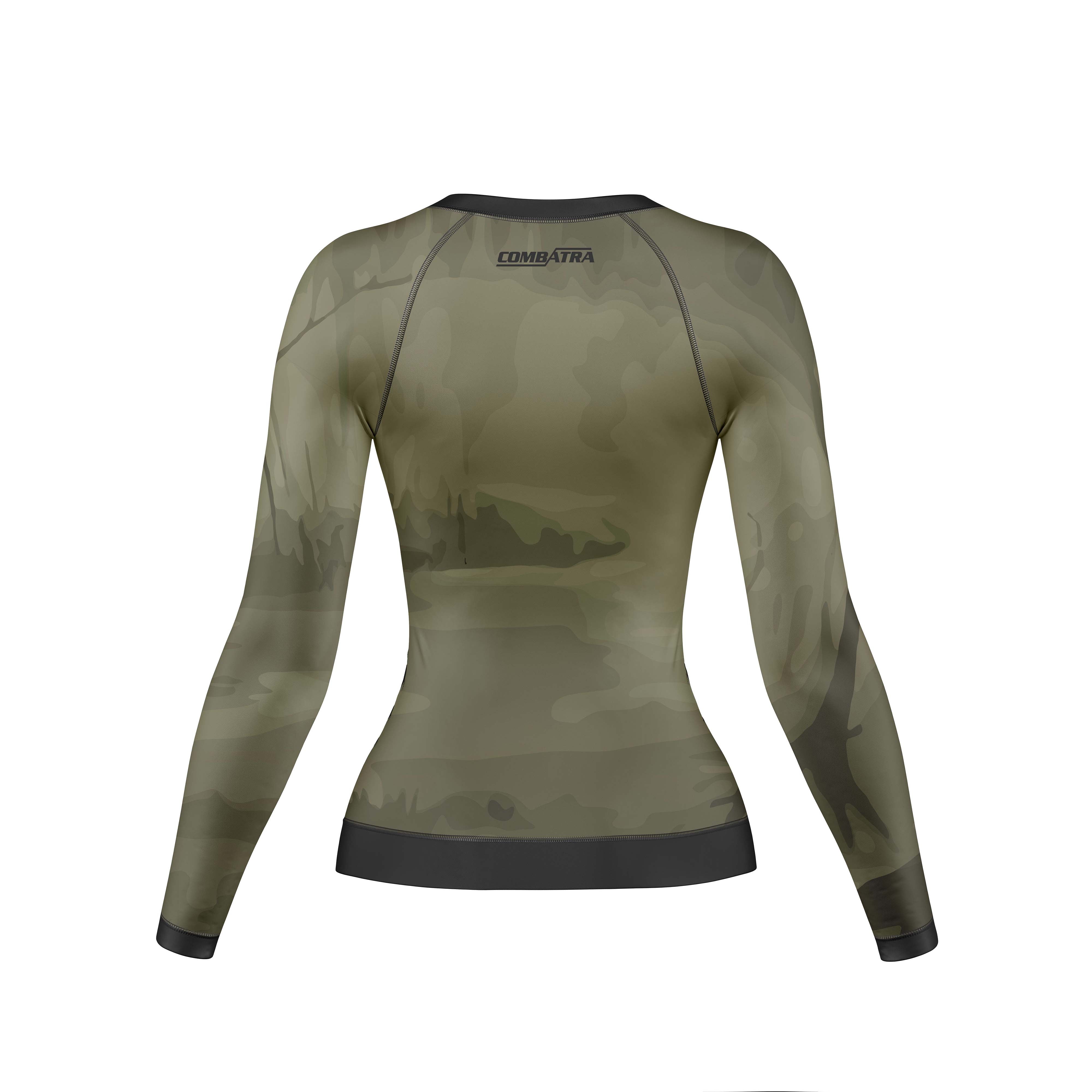 Camo Beast Compression Rash Guard For Women