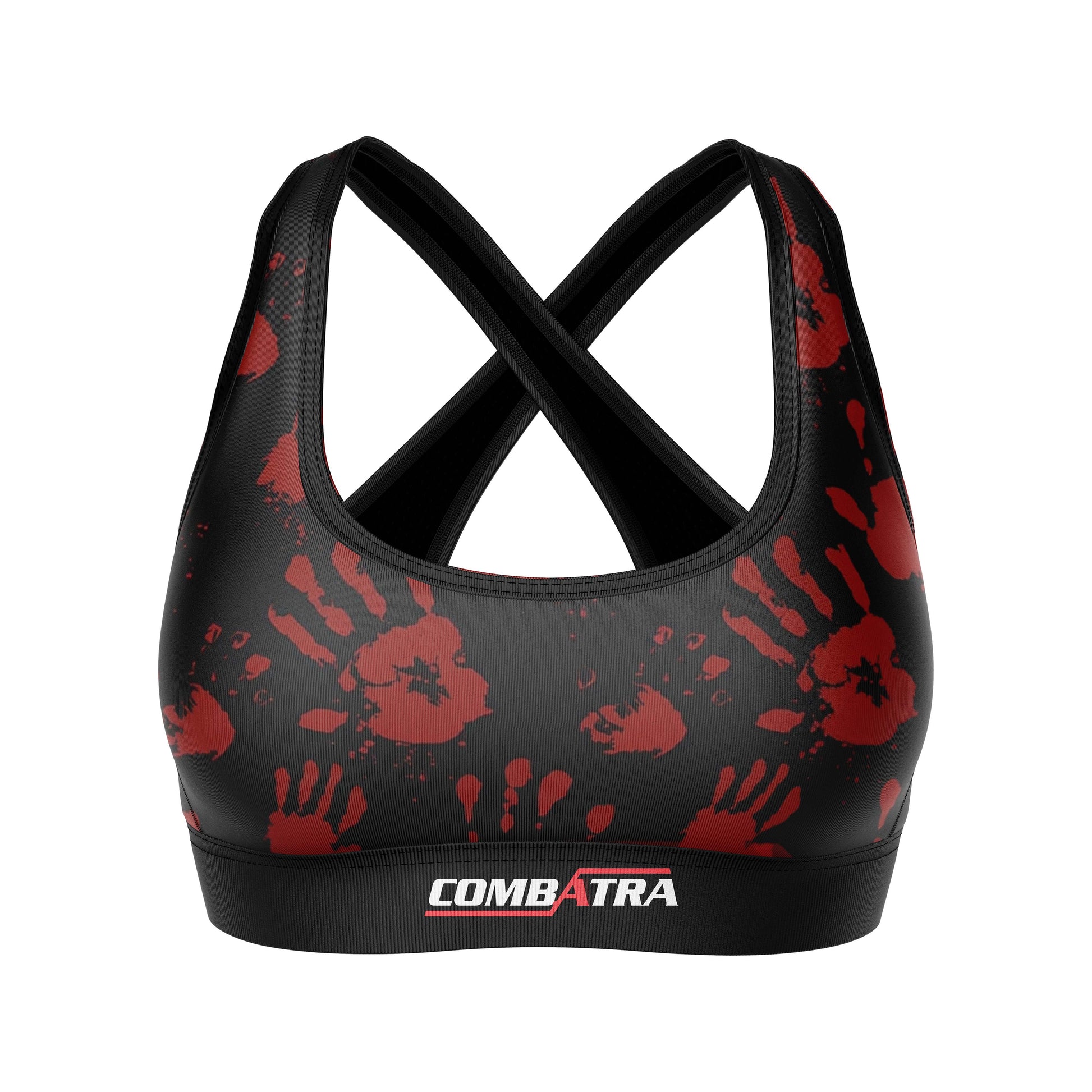 Hand printed Sports Bra - Combatra