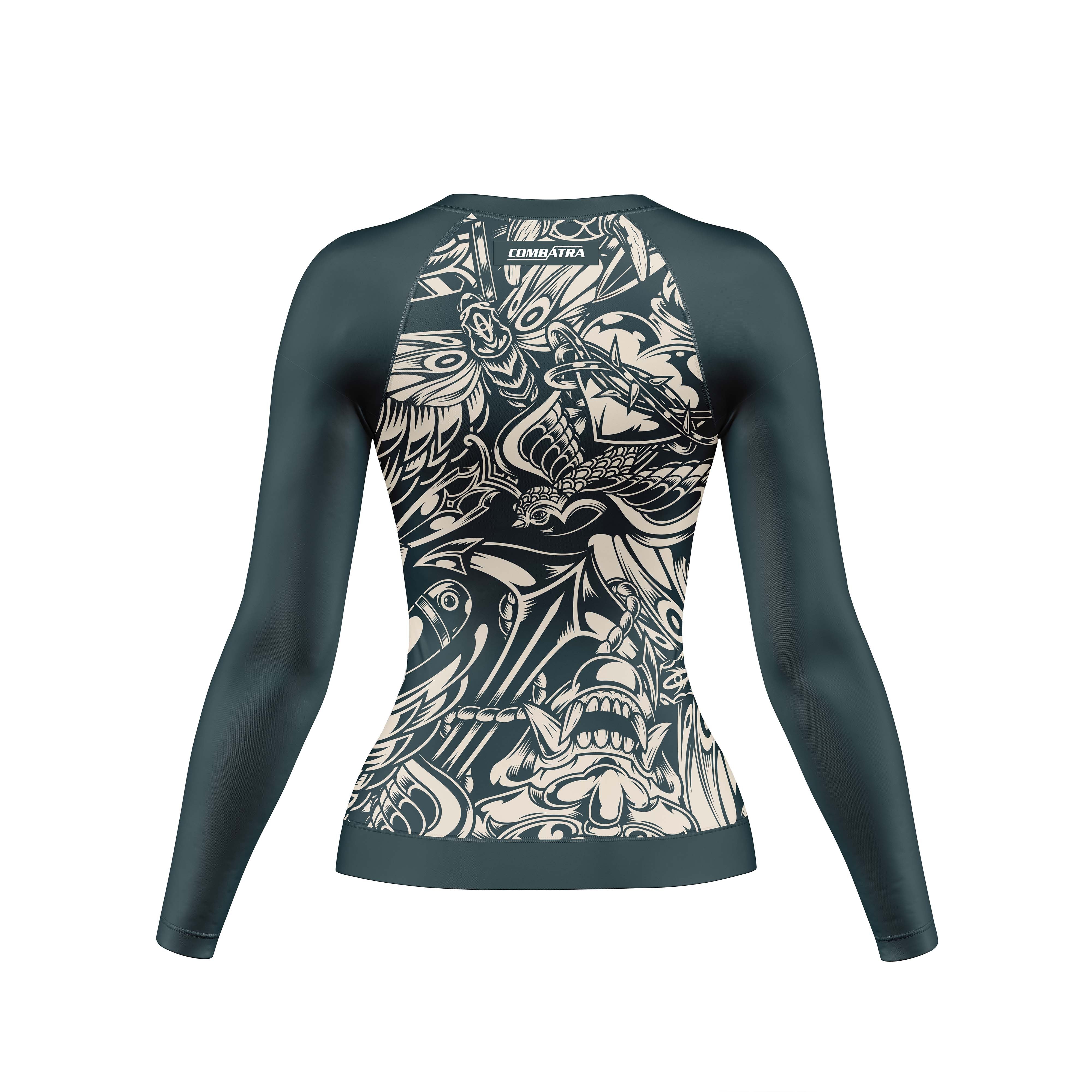 Tattoo Design Compression Rash Guard For Women