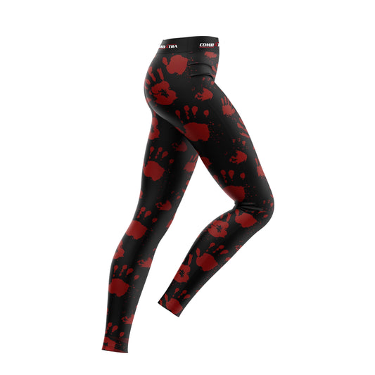 Hand Printed   Compression spats For Women - Combatra
