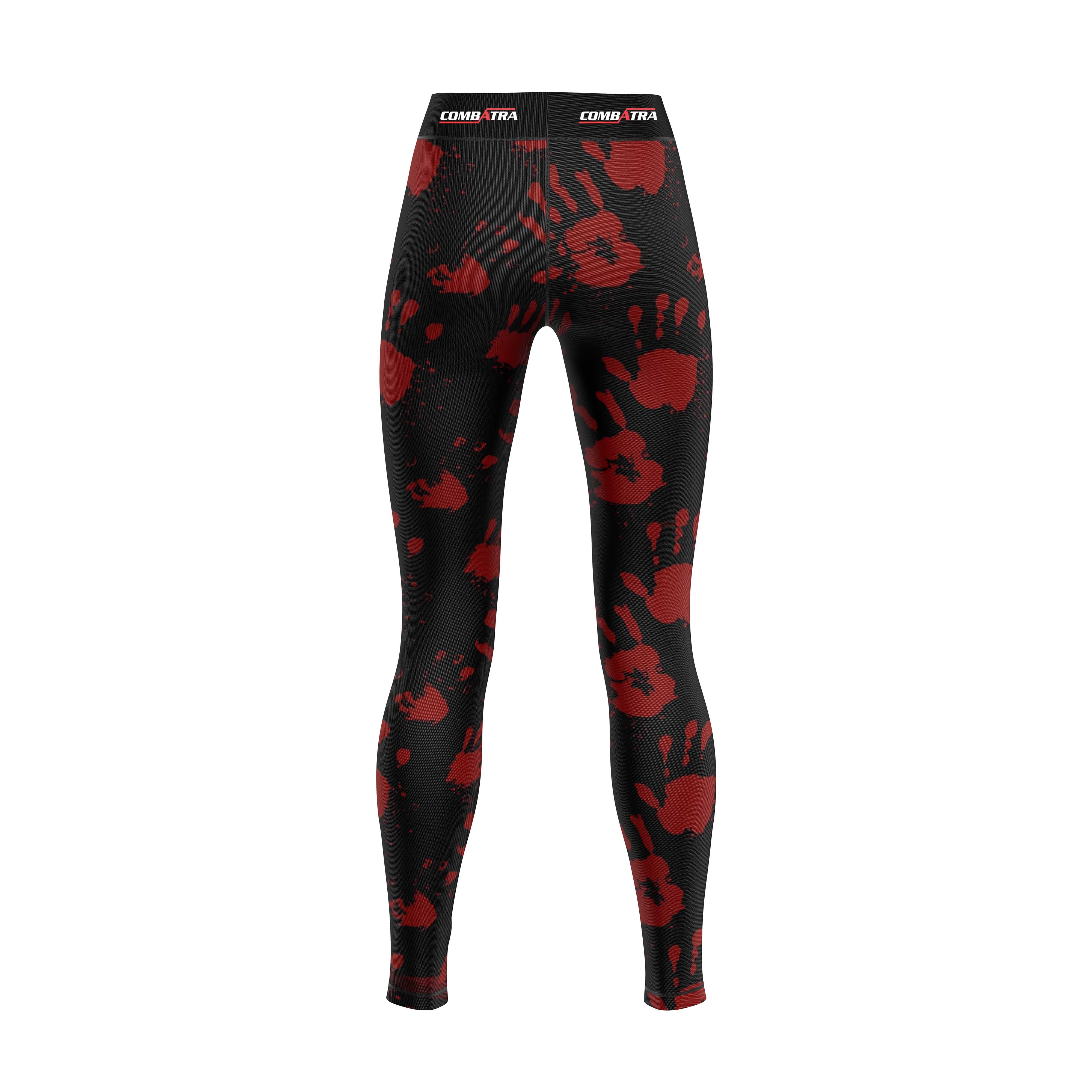 Hand Printed   Compression spats For Women