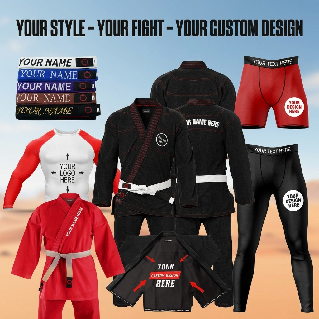 Combatra custom martial arts gear for BJJ and fight training