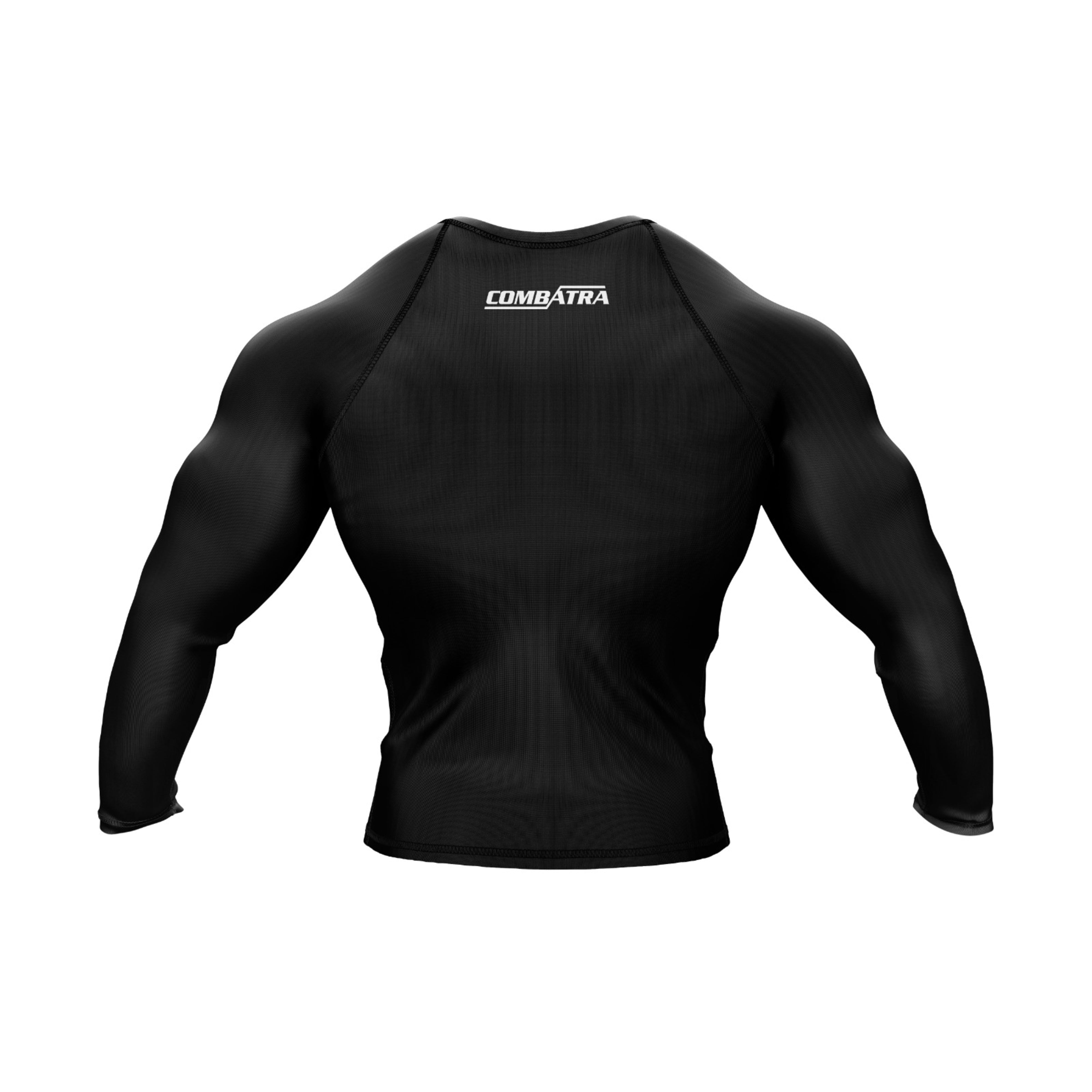 Customizable Black Compression  Rashed Guard